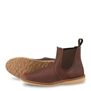 Red Wing Weekender Chelsea 6-Inch Boot in Copper Rough & Tough Leather Laarzen Heren DonkerBruin - 3311